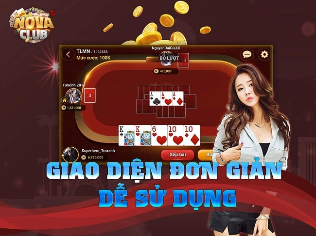Đẳng cấp game bài Nova.club vượt không gian thời gian