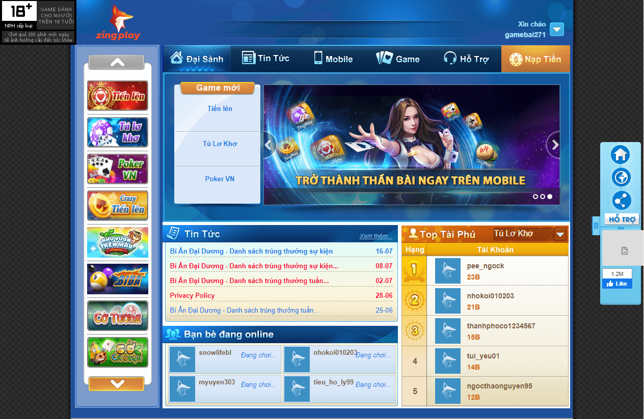 ZingPlay – Cổng game đổi thưởng lâu đời được nhiều người yêu thích