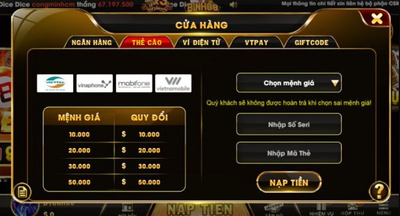 binh88 nap tien
