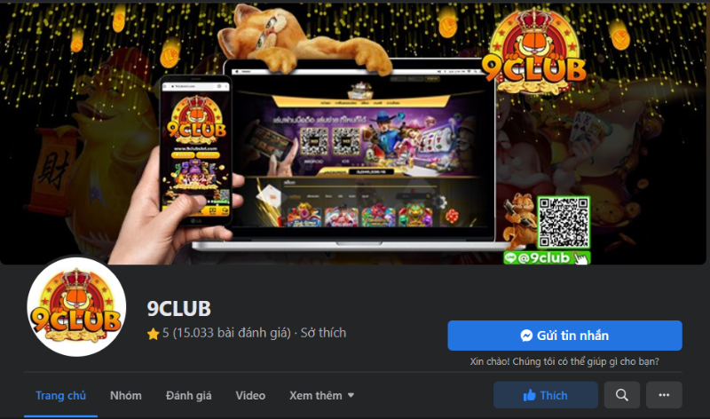 Fanpage cổng game 9Fun