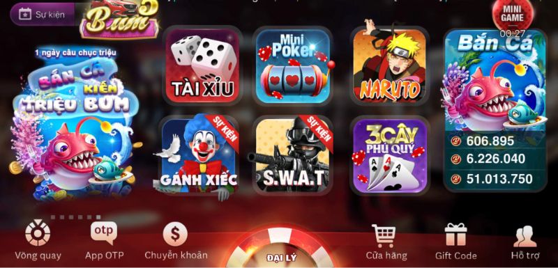 Kho game nổ hũ đỉnh cao