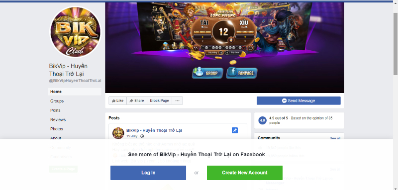 Fanpage chính thức của Bik68.