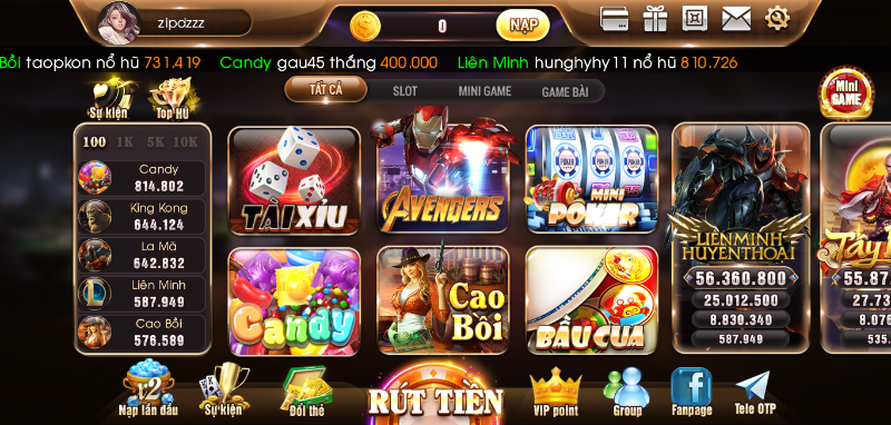Siêu kho game, chất lượng trong từng trò chơi.