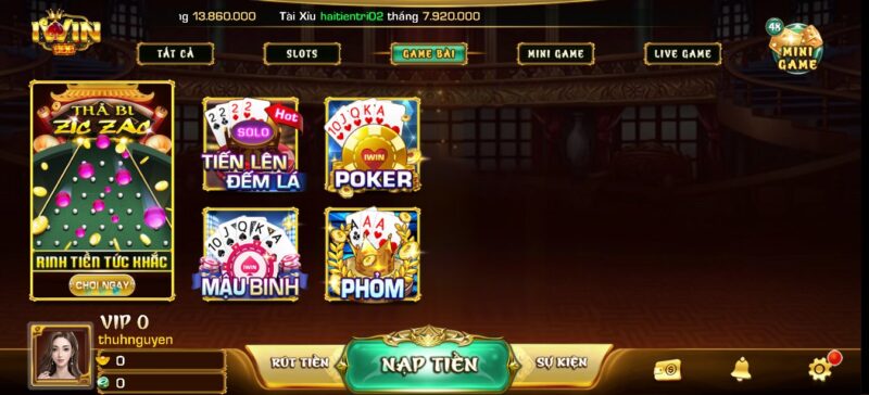 Siêu phẩm đổi thưởng Iwin Club