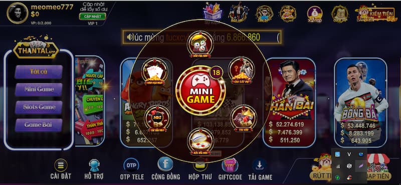 Thần Tài sân chơi cực chất rút tiền siêu nhanh